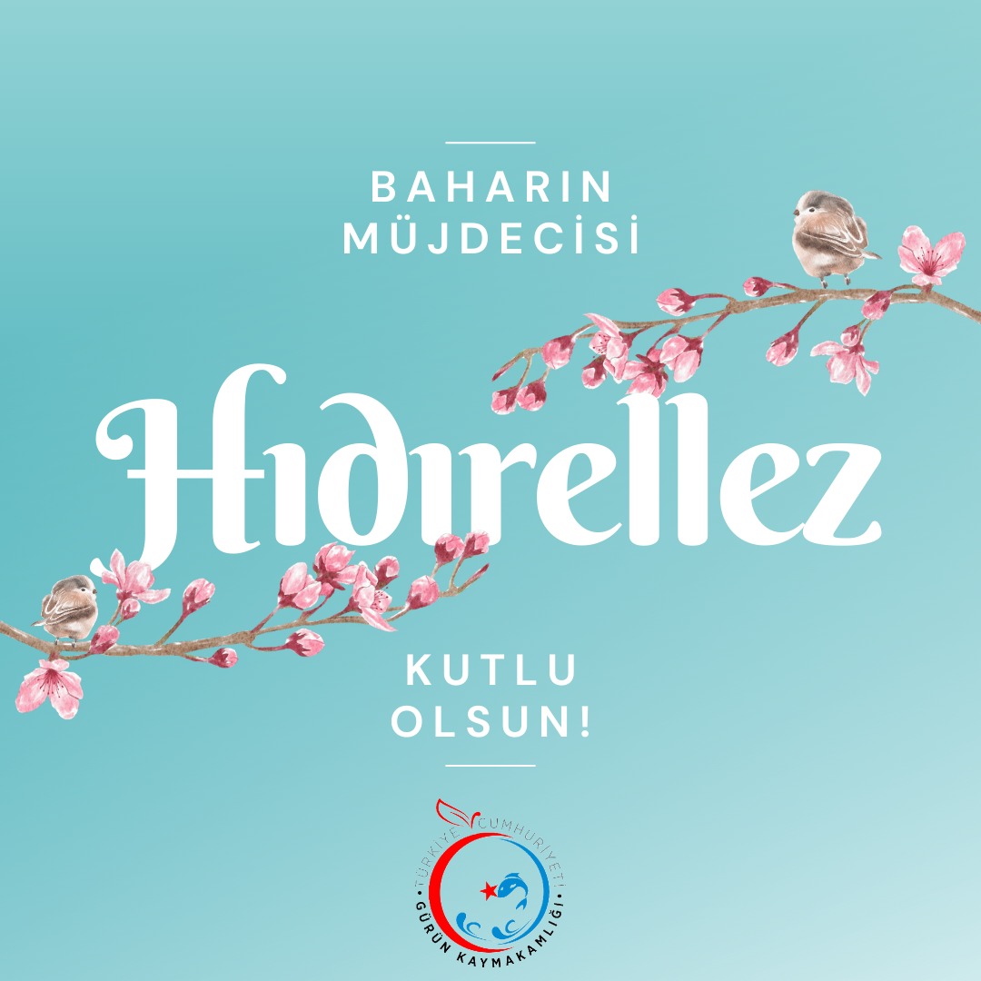 Milletimize bolluk, bereket, sağlık, huzur  ve güzellik getirmesi dileğiyle Hıdırellez kutlu, birliğimiz ve beraberliğimiz daim olsun.🌸